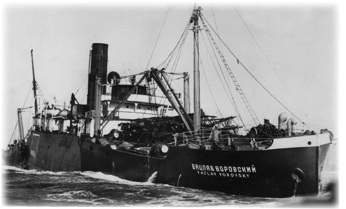 Russian freighter VASLAV VOROVSKY